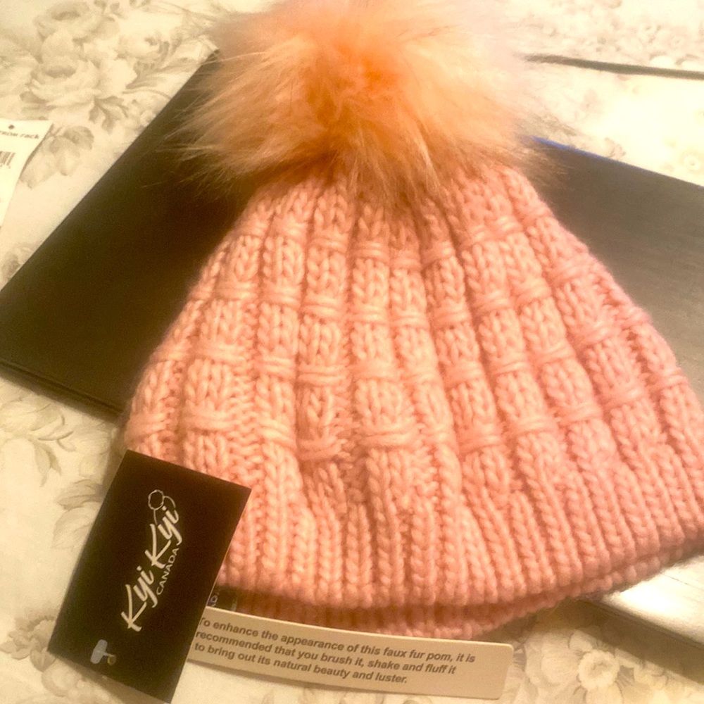 Brand new beanie. Blush color.